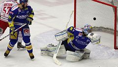 Branká� hokejist� Zlína Jakub Sedlá�ek 