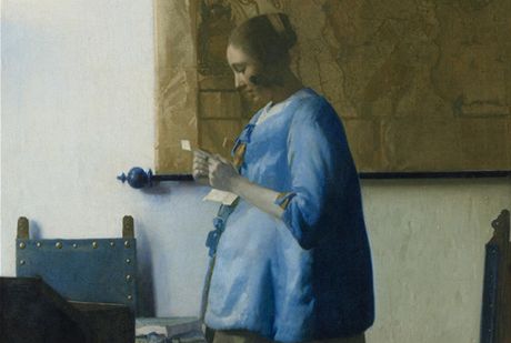 Johannes Vermeer: Dvka touc dopis, 1663