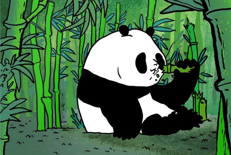 Animovaný snímek Pandy