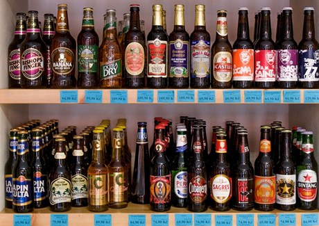 Pivotéky nabízí stále nové značky a druhy piv.