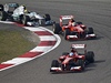Fernando Alonso suverénn vyhrál Velkou cenu íny formule 1.