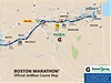 Mapa bostonského maratonu