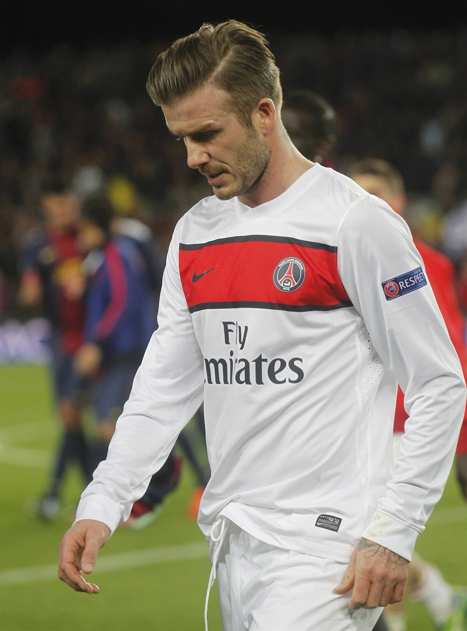 PSG. Zklamaný Beckham.