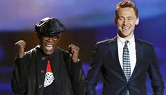 Samuel L. Jackson s Tomem Hiddlestonem 