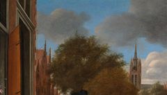 Jan Steen: Starosta Delft� a jeho dcera, 1655