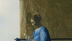 Johannes Vermeer: Dívka �toucí  dopis, 1663