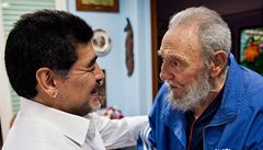 Maradona opět na Kubě. Setkal se s přítelem Castrem