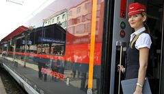 Jednotka ÖBB railjet byla 17. dubna p�edstavena na trase B�eclav-Brno-Praha.