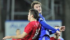 Brno - Olomouc. Petr Buchta (vlevo) z Brna a Martin Dole�al z Olomouce