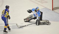 Zlín - Plze� 2. finále. Le�ka prom��uje rozhodující nájezd.