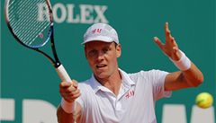 Tomá� Berdych v Monte Carlu.