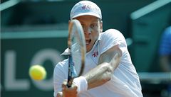 Tomá� Berdych v Monte Carlu.