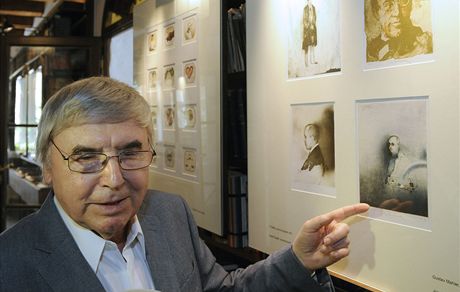 Vladimír Suchánek na výstav v Potovním muzeu