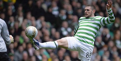 Fotbalista skotského Celticu Glasgow Gary Hooper