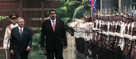 Nicolas Maduro a Raul Castro
