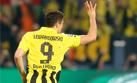 Robert Lewandowski z Borussie Dortmund.