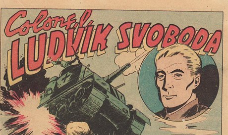 Komiksový hrdina Ludvík Svoboda. Vimli si ho i v Americe
