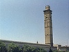 Minaret v Aleppu na archivní fotografii z roku 1973.