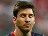 Barcelona. Zklamaný Messi.