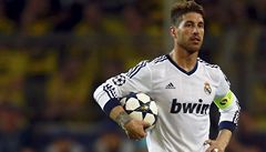 Smutný fotbalista Realu Madrid Sergio Ramos