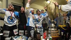 V atn Plzn se slaví titul.