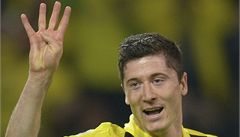 Robert Lewandowski z Borussie Dortmund.