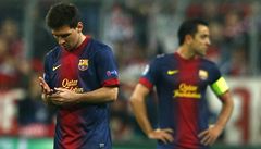 Barcelona. Messi a v pozadí Xavi. | na serveru Lidovky.cz | aktuální zprávy