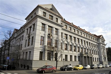 Historická budova eských drah v Brn v Kounicov ulici 