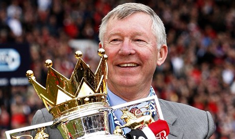 Trenér fotbalist Manchesteru United Alex Ferguson