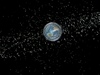 Vesmírné smetí. Kolem Zem poletují desetitisíce zbytk raket i satelit.
