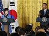 Podle Obamy se KLDR "opt nepodailo" naruit spojenectví mezi USA a Jiní Koreou. Prezident zárove ubezpeil jihokorejského spojence, e Ameriané v jeho podpoe nepoleví.