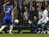 Salah z Basileje stílí gól do sít Chelsea