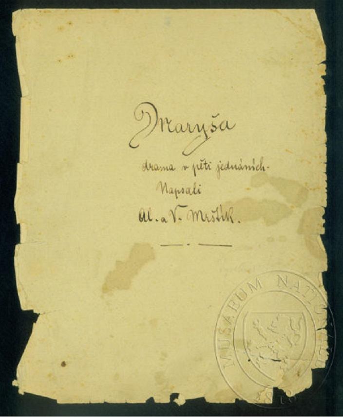 Titulní list dramatu Mary�a