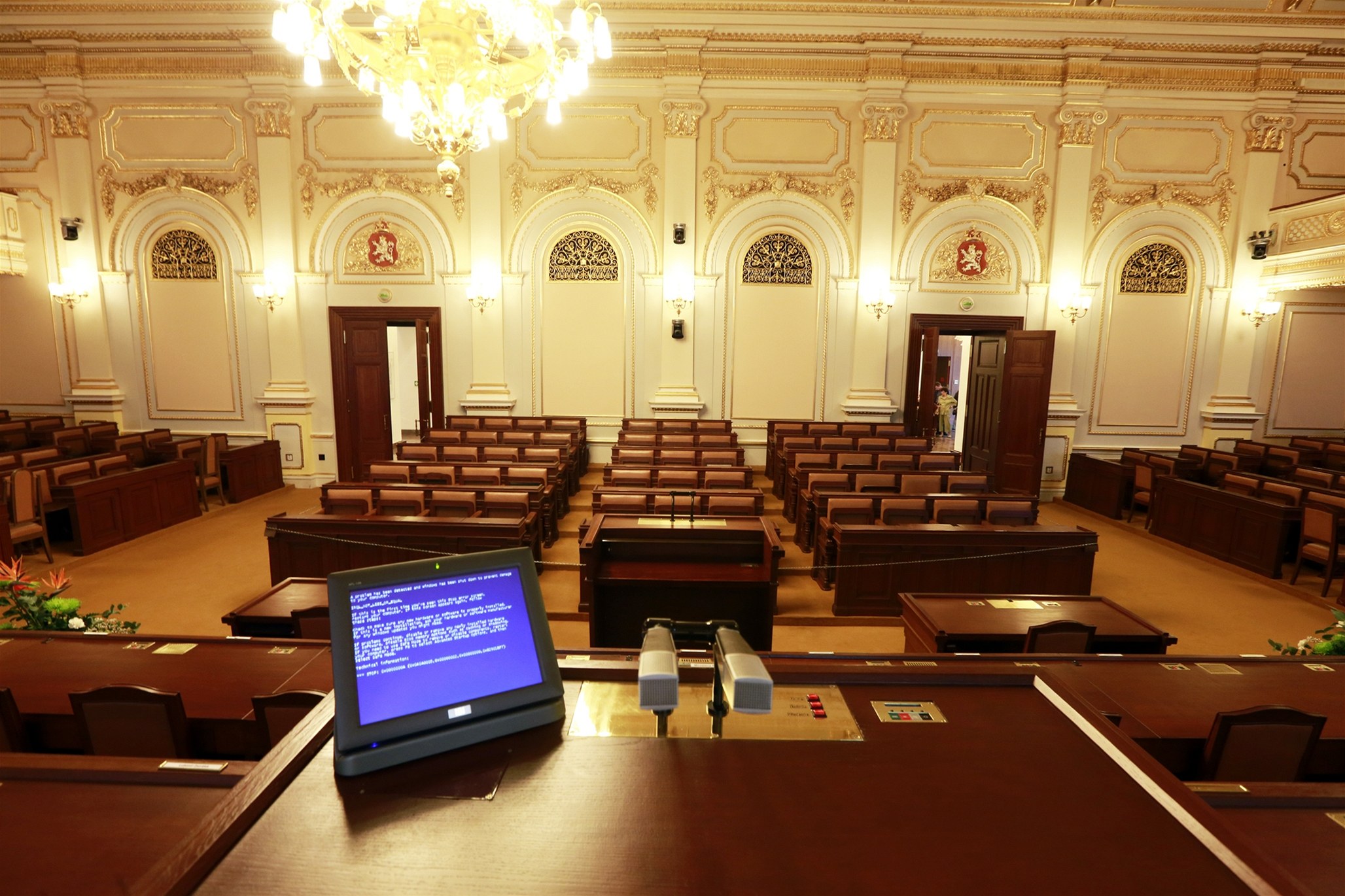 Jednací sál Poslanecké sn�movny.