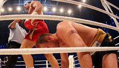 Ukrajinský boxer Vladimir Kli�ko knockoutoval Itala Franceska Pianetu