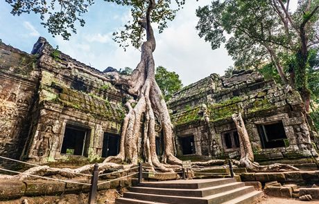 Kambodsk Angkor, bval hlavn centrum Khmersk e, je zapsan v seznamech UNESCO, jde o jednu z nejvznamjch kulturnch pamtek .