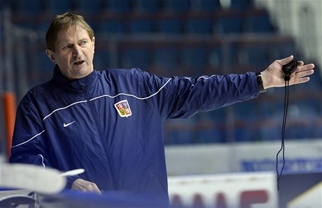Trenér eských hokejist Alois Hadamczik