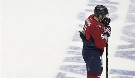 Ruský hokejista Washingtonu Capitals Alexandr Ovekin 