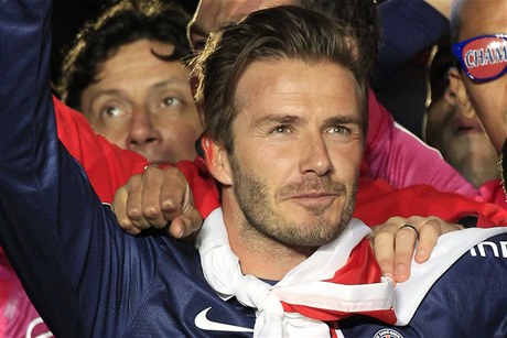 Fotbalista Paris St. Germain David Beckham se louí s kariérou