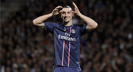 Zlatan Ibrahimovic z PSG.