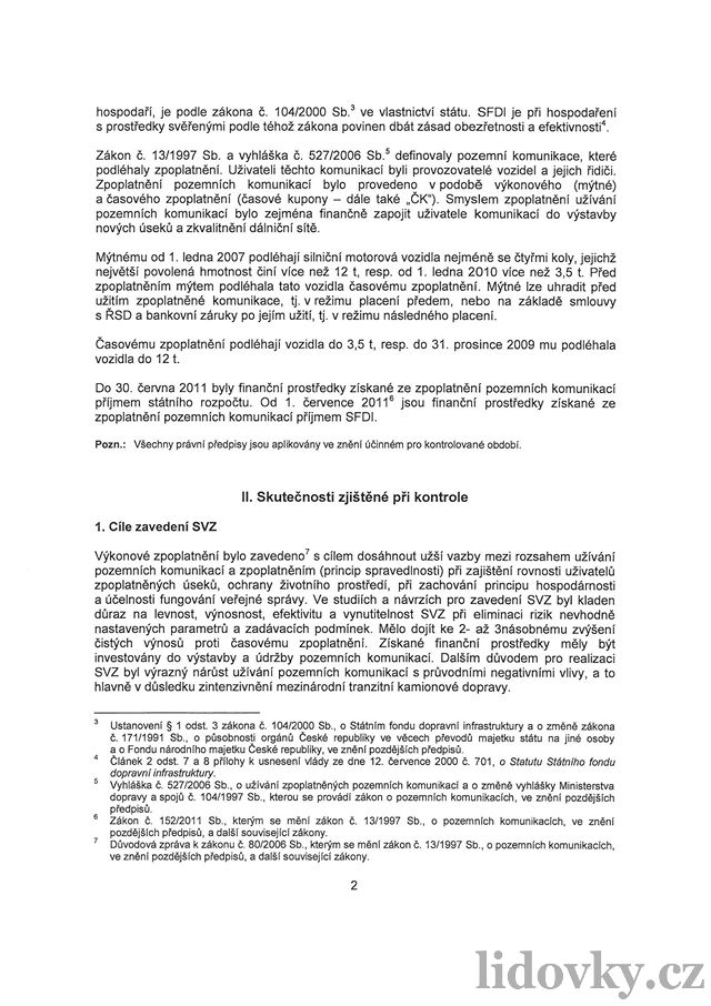 Kontrolní zpráva NKÚ k výbru elektronického mýtného - 02