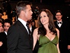 Thotná Angelina Jolie s Bradem Pitem na festivalu v Cannes