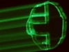 Fanouci kapely Duft Punk promítli laserové logo na Praský hrad.