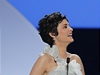 Hereka Audrey Tautou a reisér Steven Spielberg pi úvodním festivalovém ceremoniálu