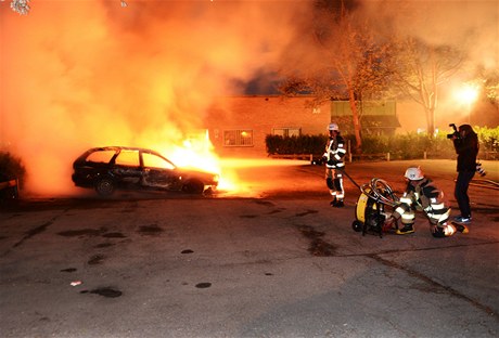 Protesty ve Stockholmu