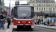 Prat radn schvlili tramvajovou tra z Vinohrad k Hlavnmu ndra