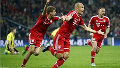 Bayern zavril skvlou sezonu titulem z LM. V 89. minut rozhodl Robben