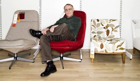 Zakladatel nábytkáské sít obchod IKEA Ingvar Kamprad na snímku z roku 2010.