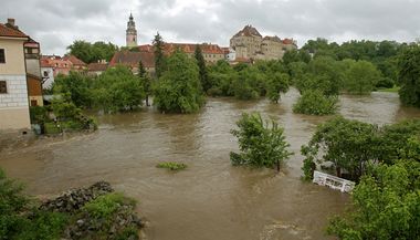 esk Krumlov pod vodou