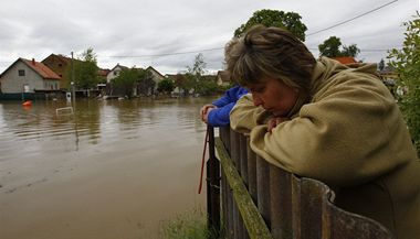 Záplavy v Zálezlicích, červen 2013
